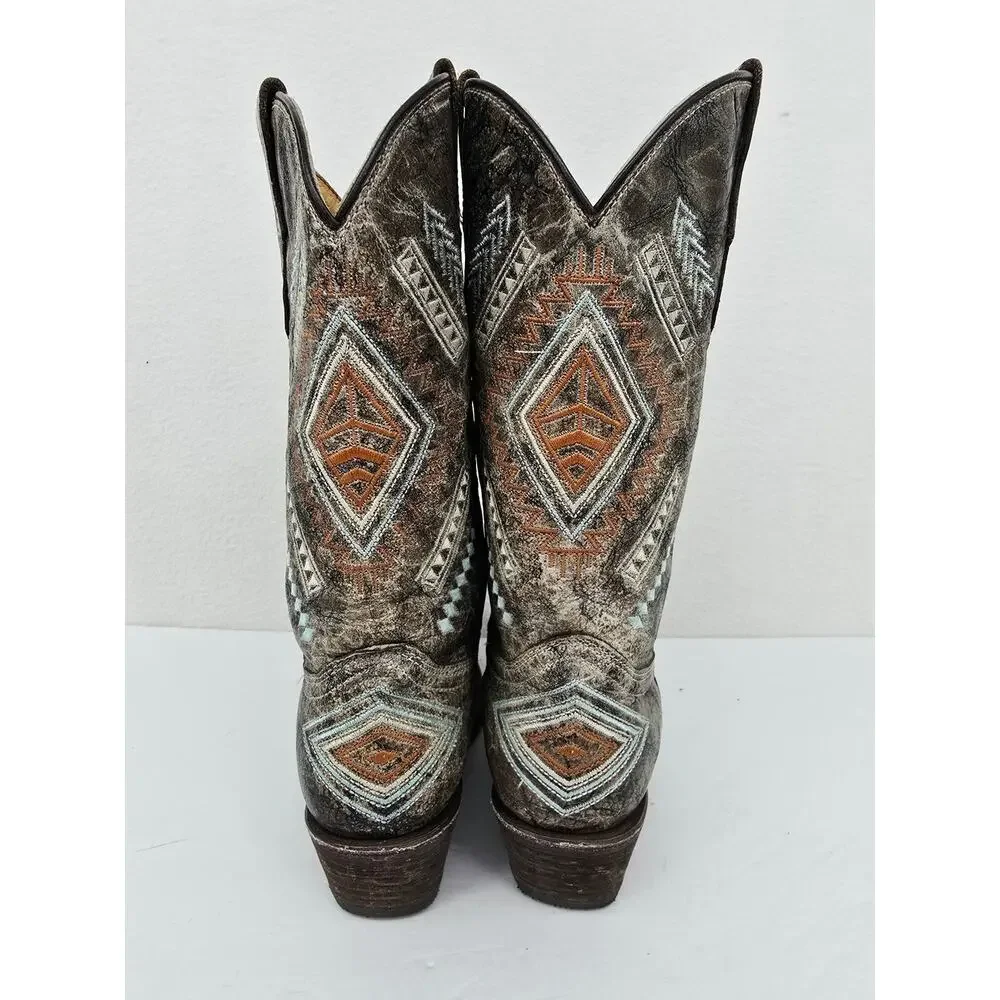 Corral Teens Girls Western Boots Brown 3.5